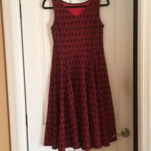 50 style Swing Dress . Audrey Hepburn style